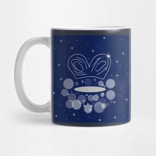 mask, carnival, holiday, mystery, secret, illustration, night, modern, technology, light, shine, glitter, stars, space, galaxy, cosmos Mug